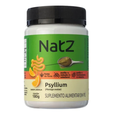 Psyllium em Pó Natz Laranja 180g