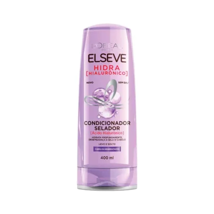 Condicionador Selador L'Oréal Paris Elseve Hidra Hialurônico Hidratação Intensa e Selagem de Cutículas 400ml