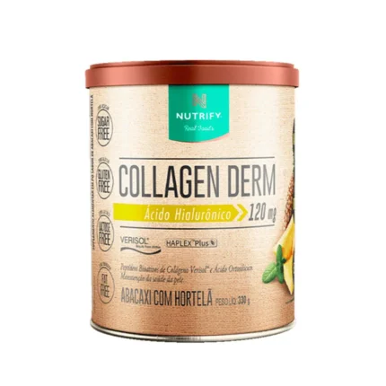 Colágeno Hidrolisado Nutrify Collagen Derm Abacaxi com Hortelã 330g